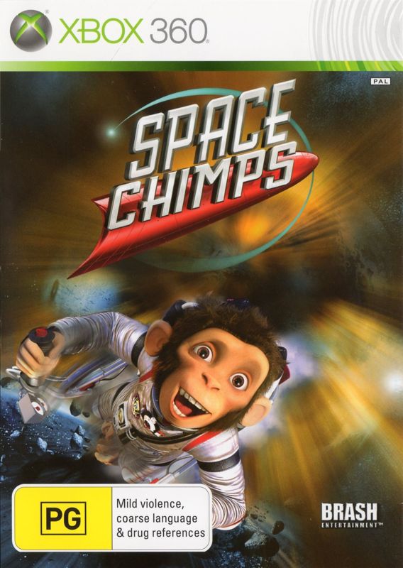 Space Chimps box art for Xbox 360